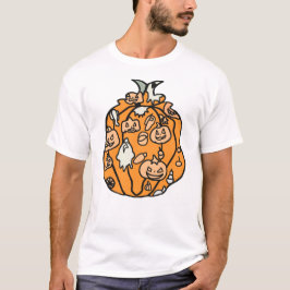 Camiseta ¡Libros de calabaza retro y trajes de Halloween!
