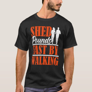 Camiseta Libros De Carne Rápidos Por El Ejercicio Caminante
