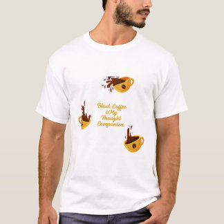 Camiseta Libros de Compañero de Pensamiento de Café Negro A