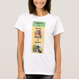 Camiseta Libros de Dachshund Adorables y Perro Salchicha Do