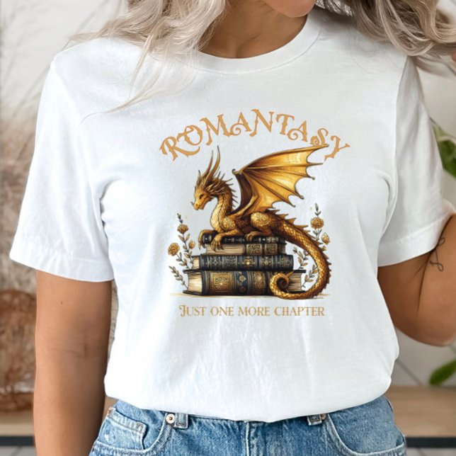 Camiseta Libros de dragón románticos sólo un capítulo más (Subido por el creador)