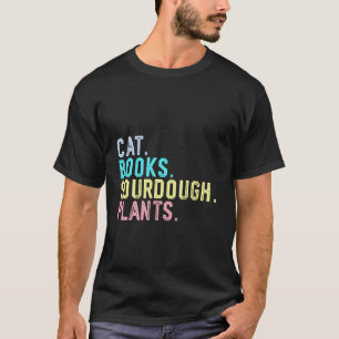 Camiseta Libros de gatos divertidos Pan de masa madre Horne