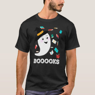 Camiseta Libros De Halloween Bibliotecario Flamante De Fant