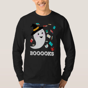 Camiseta Libros De Halloween Bibliotecario Flamante De Fant