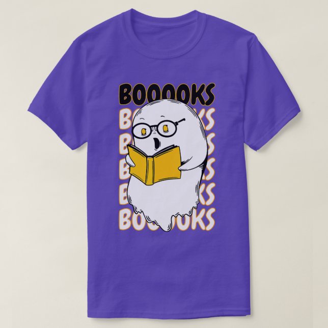Camiseta Libros de la biblioteca del libro del profesor fan (Diseño del anverso)
