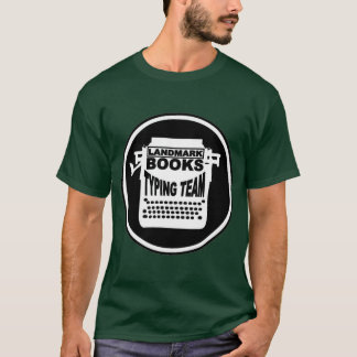 Camiseta Libros de la señal que mecanografían al equipo
