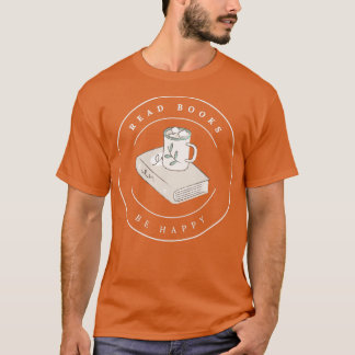 Camiseta Libros de lectura de té para beber 5