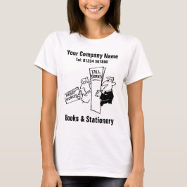 Camiseta Libros de librería y estacionistas