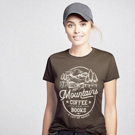 Camiseta Libros de Montañas Vintage