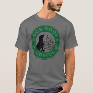 Camiseta Libros De Perros Y Café 2