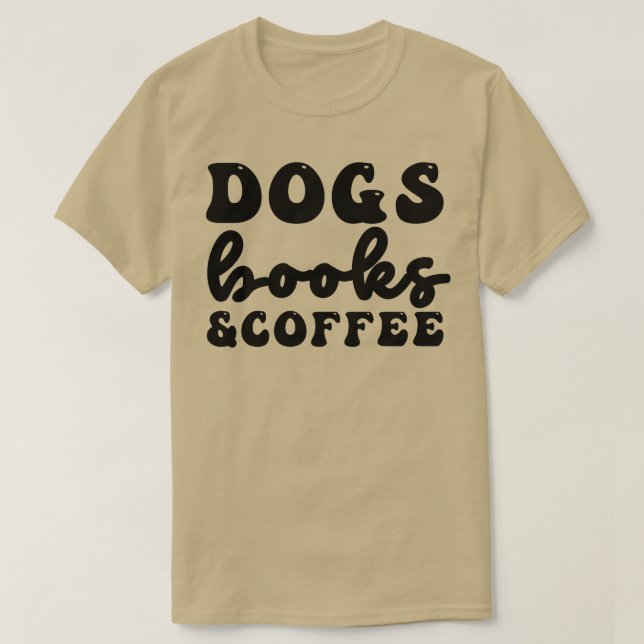 Camiseta Libros de perros y café 7 (Diseño del anverso)