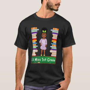 Camiseta Libros de princesas de 1er grado para niños de reg