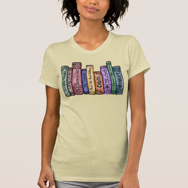 Camiseta Libros de Shakespeare No. 1 (Anverso)