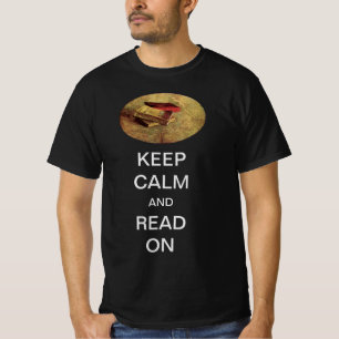 Camiseta Libros de Van Gogh, Antiguos, Mantén la Calma y Si