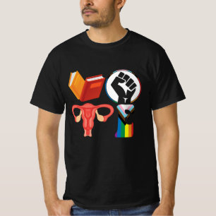 Camiseta Libros De Voto Primero Ovarios Lgbt Representacion