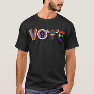 Camiseta Libros de voto Primero ovarios LGTBQ Regalos Hombr