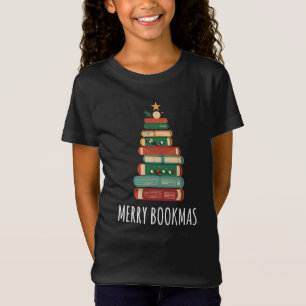 Camiseta Libros del Árbol de Navidad Merry Bookmas