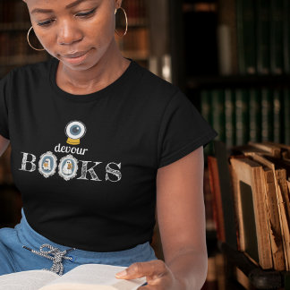 Camiseta Libros devores de "Ojo" - Leyendo fantasmas