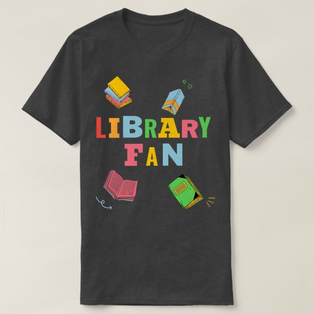 Camiseta Libros divertidos de biblioteca literatura libros  (Diseño del anverso)