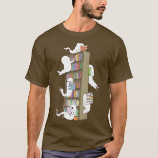 Camiseta Libros divertidos de Fantasmas obsesionados con el