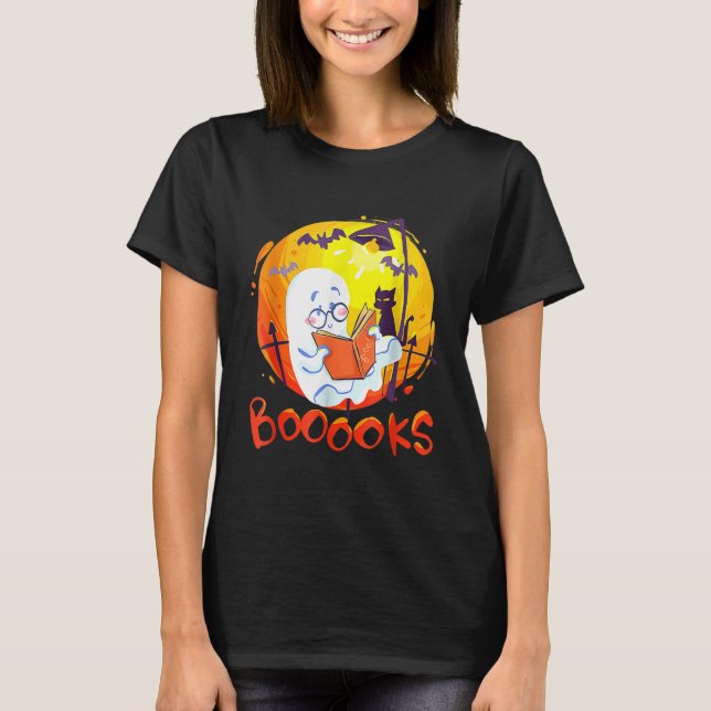 Camiseta Libros divertidos libros de la biblioteca de lectu (Anverso)