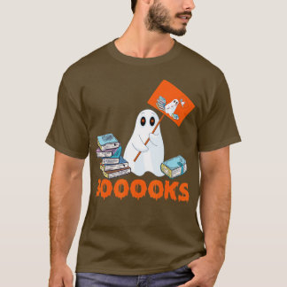 Camiseta Libros Fantasma Divertidos libros de lectura de Ha
