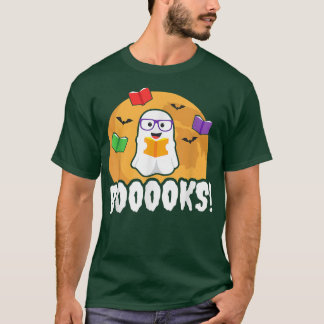 Camiseta Libros Ghost T Boo Leer libros Biblioteca Regalo G