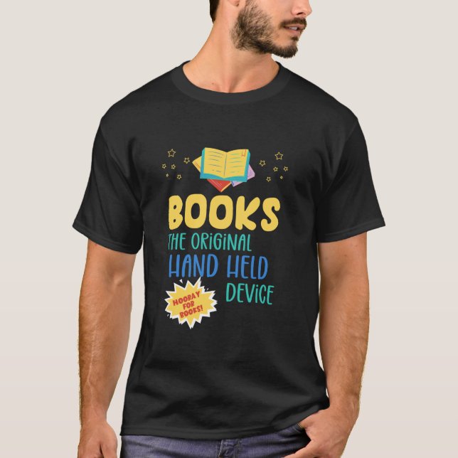Camiseta Libros La Lectura De Bibliotecario De Dispositivos (Anverso)