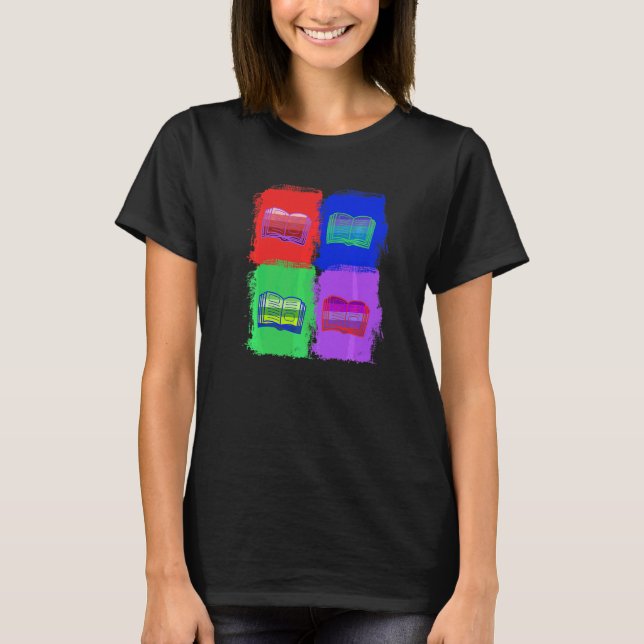 Camiseta Libros Leídos Libros Pop (Anverso)