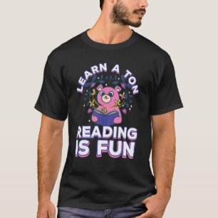 Camiseta Libros leyendo aprendizaje Sabiduría Inteligencia
