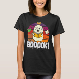 Camiseta Libros Libros Ghost Boo Leer Libros Biblioteca Lib