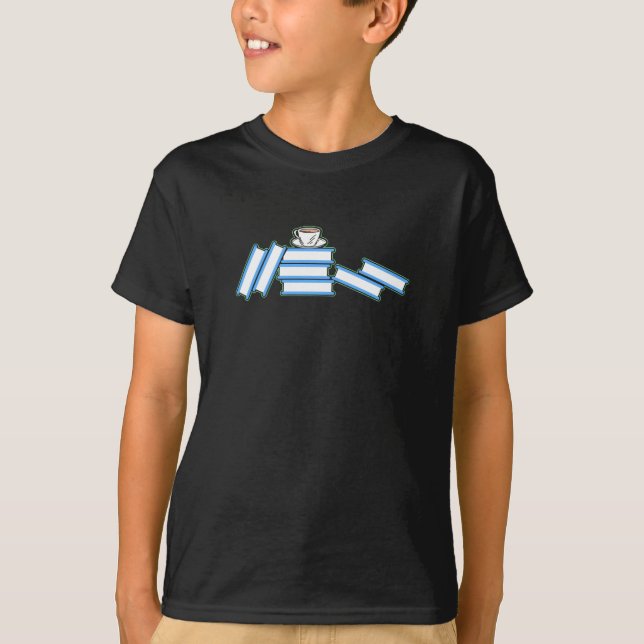 Camiseta Libros - Libros y equipo (Anverso)