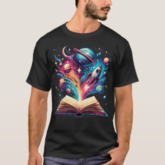 Camiseta Libros para Amantes de la Astronomía Espacial