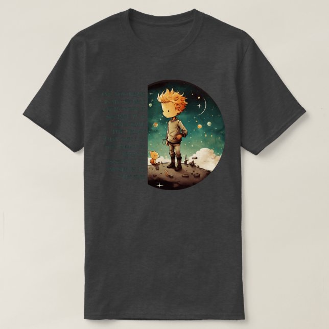 Camiseta Libros para niños del Principito Le Petit Prince (Diseño del anverso)