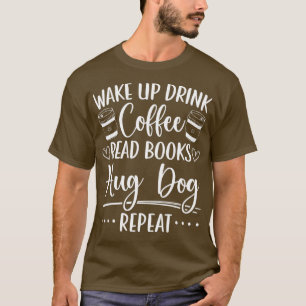 Camiseta Libros Perros Café Lectura de Bookworm