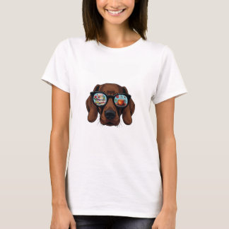 Camiseta Libros perros té