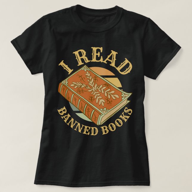 Camiseta Libros prohibidos (Diseño del anverso)