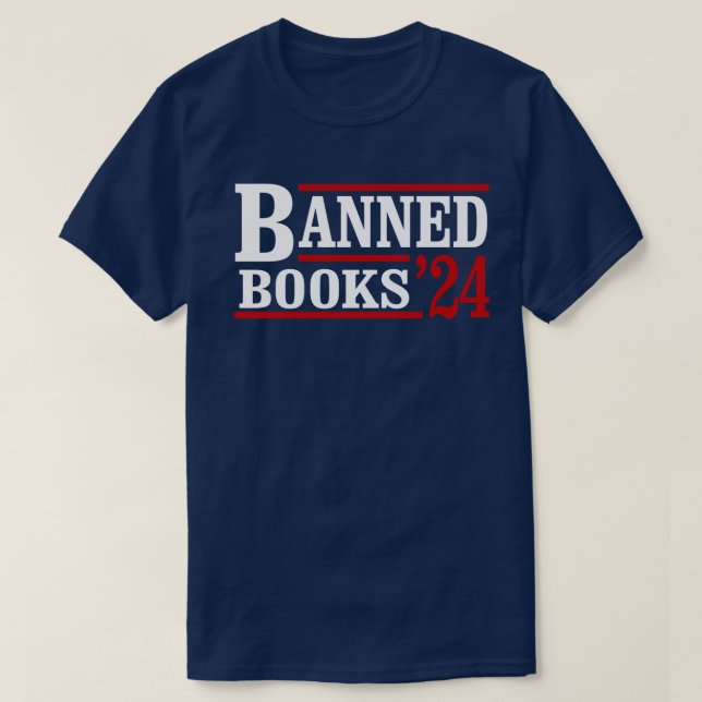 Camiseta Libros prohibidos 2024 (Diseño del anverso)