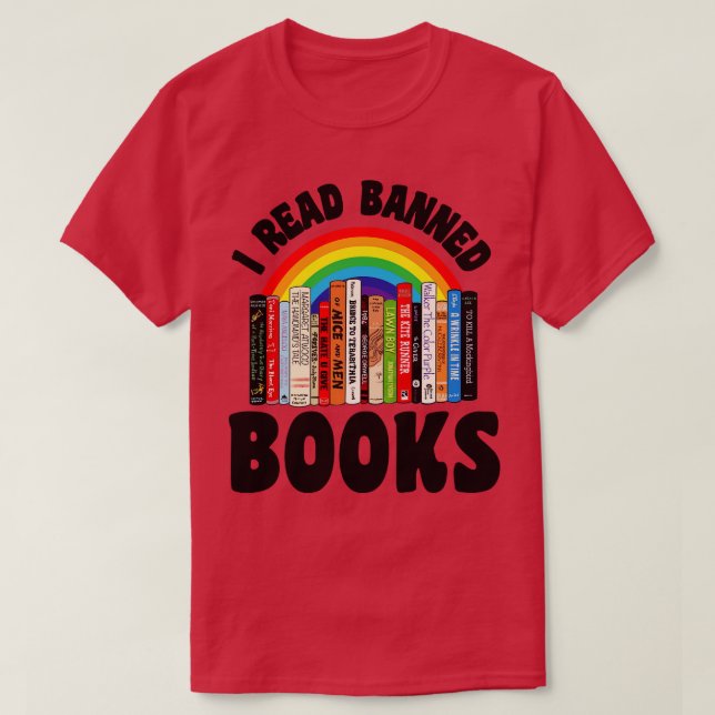Camiseta Libros prohibidos 28 (Diseño del anverso)