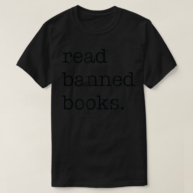Camiseta Libros prohibidos de lectura vintage (Diseño del anverso)