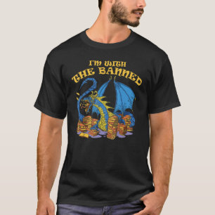 Camiseta Libros prohibidos Dragón estoy con los prohibidos