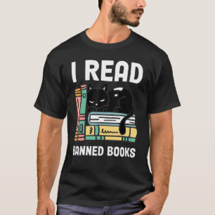 Camiseta Libros prohibidos lector de álamos de libros que l