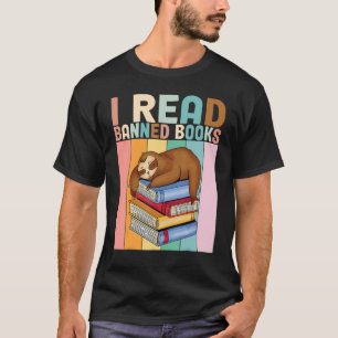 Camiseta Libros prohibidos Librero que leo libros prohibido