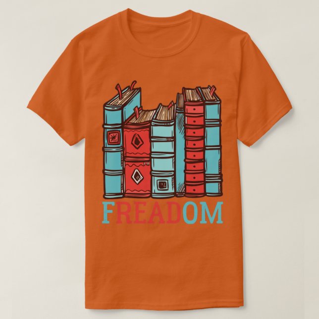 Camiseta Libros prohibidos por la Freadom semana de la libr (Diseño del anverso)