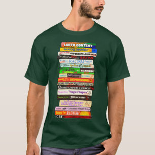 Camiseta Libros prohibidos Stack Razones por las que los li