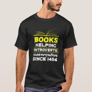 Camiseta Libros que ayudan a presentar la conversación des