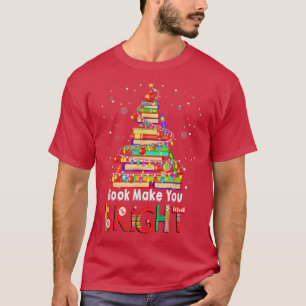 Camiseta Libros que te hacen brillar Navidades Reserva Xmas