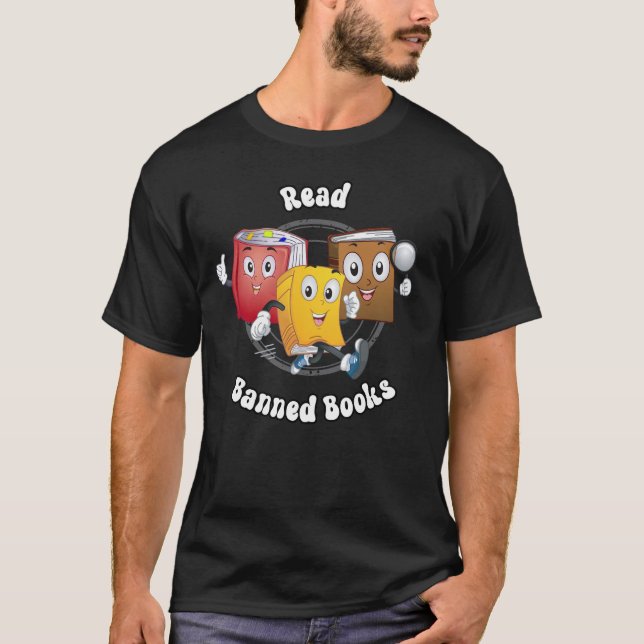 Camiseta Libros Retro Cutos - Leer Libros Prohibidos (Anverso)