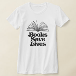 Camiseta Libros salvan vidas