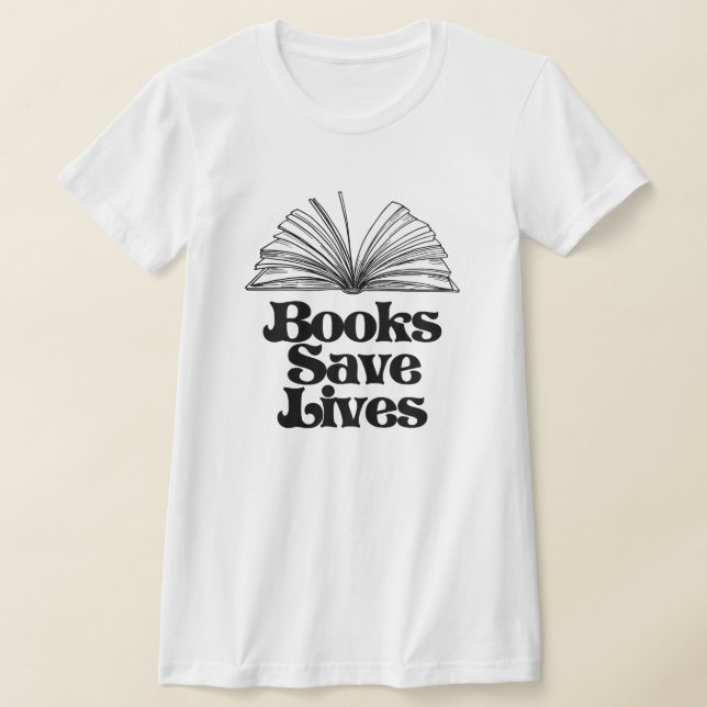 Camiseta Libros salvan vidas (Distribución)